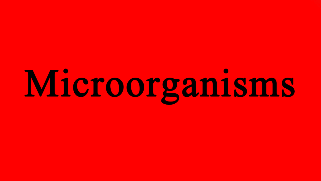 Microorganisms in Marathi